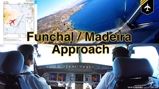 FUNCHAL-Madeira Approach, LIVE ATC, Checklists, MovMap, 4K