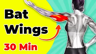 ➜ Get Rid Of 'BAT WINGS' ➜ 30-min FLABBY ARMS Workout