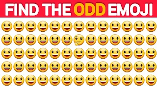 Can you find the odd one out?🤔 | spot the different one | emoji quiz