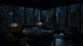 Rain Sounds for Sleeping, Relaxing, Study - Fall Asleep Instant in 3 Minutes with Heavy Rain Sounds