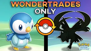 Can Wondertraded Pokemon Beat Pokemon Brilliant Diamond?! (Hardcore Nuzlocke)