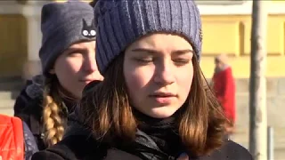 Акція на підтримку полонених в Росії українських моряків відбулася в Дніпрі