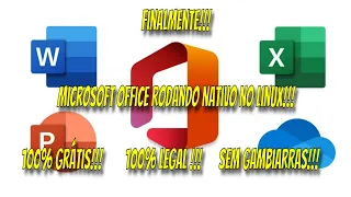 Finalmente Microsoft Office no Linux!!!