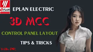 3D Eplan Tutorial | How to design MCC panel layout with 3D tool Eplan electrical P8