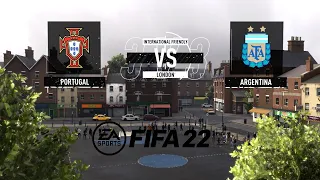 FIFA 22 - PORTUGAL vs ARGENTINA | 3v3 RUSH VOLTA FOOTBALL | PC ORIGIN Gameplay | RONALDO vs MESSI