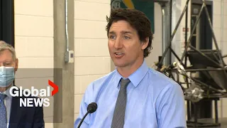 "It's about building a strong economy": Trudeau touts green investments in Budget 2023 | FULL