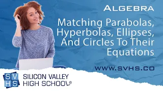 Matching Parabolas, Hyperbolas, Ellipses, And Circles To Their Equations