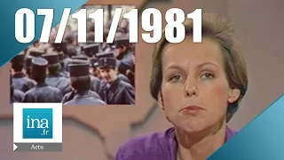 20h Antenne 2 du 7 novembre 1981 - Malaise dans la police | Archive INA