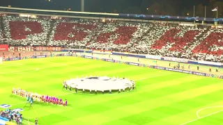 FC Red Star Belgrade - FC Liverpool, Crvena zvezda fans choreography