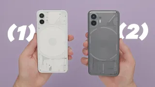 Nothing Phone (1) vs. Nothing Phone (2): CLEAR upgrades!