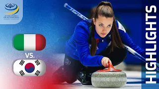 ITALY v KOREA - Round-robin game Highlights - LGT World Women’s Curling Championship 2023