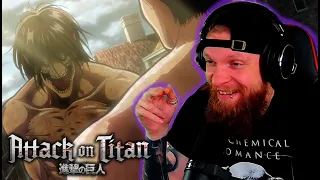 WTH Titans can be good? Attack on Titan Episode 7 Reaction Battle for Trost!