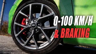 2022 Ford Focus ST X M6: 0-100 km/h Acceleration & 100-0 km/h Emergency Braking