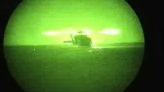 Night vision HH-60H Landing