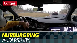 2022 Audi RS3 Nurburgring battle vs 992 GT3 (7'39 BTG)