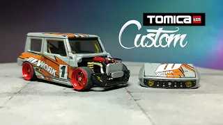 CUSTOMIZE TOY VEHICLE | SUZUKI JIMNY TOMICA DRIFT CUSTOM