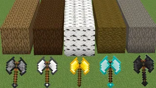 which double axe is faster in minecraft?