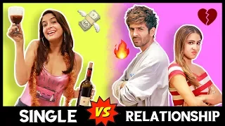 SINGLE VS. RELATIONSHIP😭 | Ft. Kartik Aaryan, Sara Ali Khan | Love Aaj Kal | Anisha Dixit