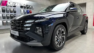 2025 Hyundai Tucson Facelift 1.6T 4WD Ocean Indigo Blue Detail Look [4K]