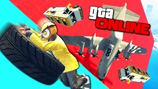 ПОДЪЕМ НА ПОКРЫШКЕ ПО ДИКОЙ ТРОПЕ С ЛОВУШКАМИ В GTA 5 ONLINE ( ГТА 5 ЦАРЬ ГОРЫ )