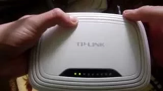 Как сбросить настройки роутера TP Link WR 740.How do I reset the router TP Link WR 740.