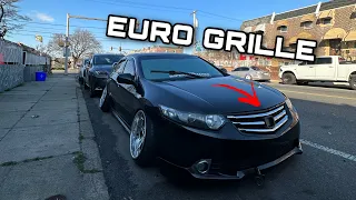 Euro grille install (slight modifications needed)