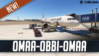 MSFS LIVE | Real World Gulf Air OPS | *NEW* iniBuilds OMAA Zayed International *GIVEAWAY*