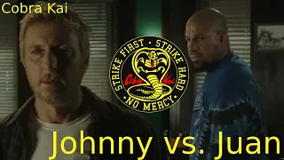 Cobra Kai Season 3 Fight Scene - Juan & Hector vs. Johnny Lawrence