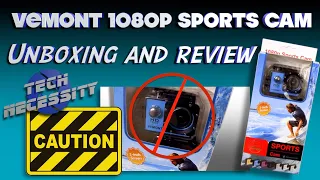 Cheap Action Camera Vemont 1080p Sports Cam - Unbox and Review