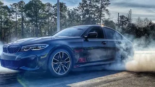 2020 Bmw M340i G20 Brutal launch accelerate vs Hellcat, Fbo G8 GT, Subaru Sti