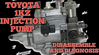 1KZ INJECTION PUMP - DISASSEMBLY AND DIAGNOSIS