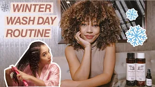 Winter Wash Day Routine + Coconut Oil Chat 🥥🤔 | Soapbox Haircare Review