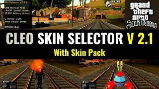 Easy Way To Install Cleo Skin Selector v 2.1 for Gta Sa | Skin selector mod installation GTA SA
