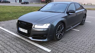 2017 Audi S8 plus MILLTEK 605 HP exhaust 4K