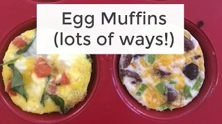 Easy + Healthy Egg Muffins Recipe| FaceBook LIVE