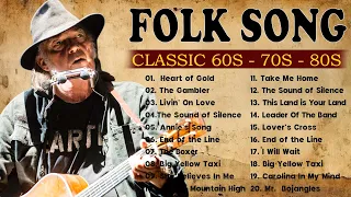 American Folk Songs ❤ Classic Folk & Country Music 70's 80's Full Album ❤ Country Folk Music #90s #s