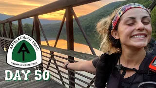 Day 50 | My Longest & Toughest Day on Trail Yet Into Glasgow, VA | Appalachian Trail Thru Hike 2021