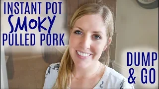 Instant Pot Smoky BBQ Pulled Pork - Dump and Go Instant Pot and Slow Cooker Recipe