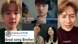 Famous Reaction On EXO D.O. Record Breaking Song 'Somebody'