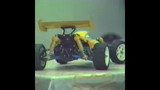 Tamiya 4WD RC buggies in the 90s. Can you identify them? (unedited Panasonic VHS camera footage)