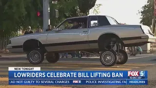 Lowriders Celebrate Bill Lifting Cruising Ban