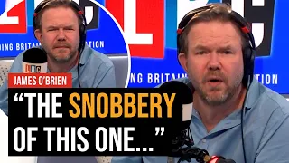 James O'Brien reacts to senior Tory suggesting struggling over-50s should work for Deliveroo | LBC