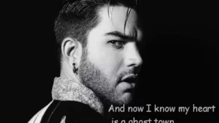 Ghost Town - Adam Lambert (Lyrics)