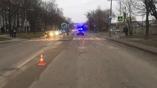 Водій, який збив пішохода на Довженка і втік, прийшов до поліції сам