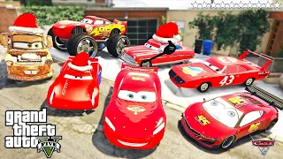 GTA 5 - Stealing All McQueen Cars with Franklin! ( GTA V Real Life Cars #38)