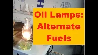 No. 117 - Oil Lamps - Alternate Fuels For EMERGENCIES