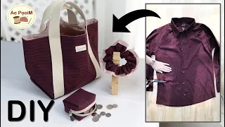 Don't throw away the old shirt. It can be upcycled into an amazing sewing project.