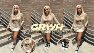 GRWM FOR THE FIRST DAY OF SCHOOL 2023  *college edition* ♡  | Senior Year