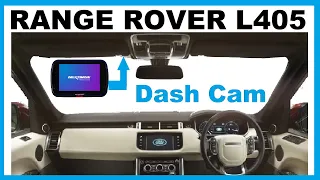 Range Rover L405 Dash Cam install Demo using Overhead Console Loom