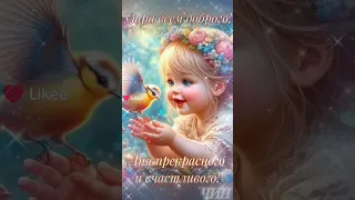 Утра всем доброго! Дня прекрасного и счастливого!